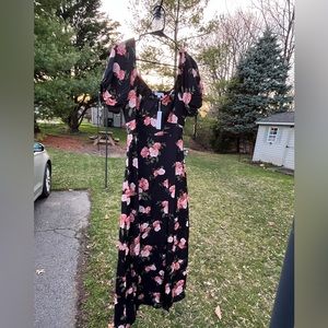 Baltic Born Floral Maxi Dress Size Medium